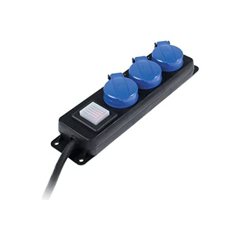 SCHWABE-Leiste 1.5 M H07RN-F 3G1.5 - 3 Steckdosen - 838603