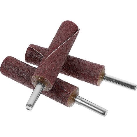 tambours de ponçage, accessoires pour meuleuse, manchons de bande de ponçage, bâtonnets de barre de ponçage (grain 80)-8.60X1.70X1.70CM (1/4)