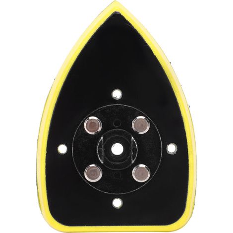 Jeffergarden Disque de ponçage triangulaire universel 70 x 100 mm, accessoires pour ponceuse, polissage et meulage (1/5)