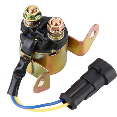 Relé de arranque eléctrico para UTV: componente de repuesto de alta resistencia con protección antiinterferencias. (1/5)