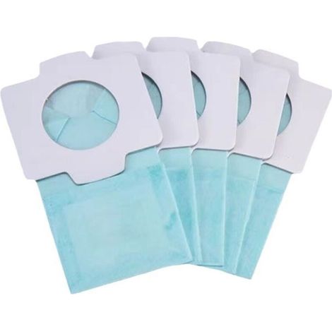 Lot de 5 sacs à poussière en papier haute efficacité pour aspirateurs Makita CL100D/CL102/CL104/CL107/CL108 (1/3)