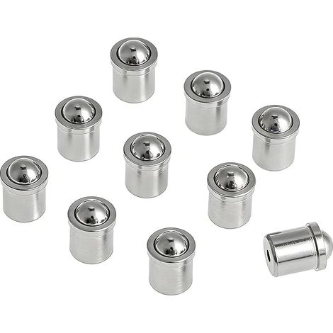 10Pcs Poussoir à Ressort à Bille en Acier Inoxydable, Ball Plunger, Corps 5x6mm, Sans Tête de Vis, pour Appareils Mécaniques, Pinces, Moules (1/5)