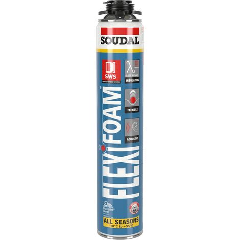 Schiuma poliuretanica sprayabile - Flexifoam 750ml (1/2)