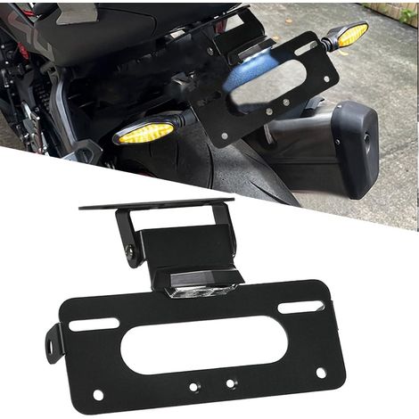 450 2022-2025 Moto Supports de Plaque D'immatriculation pour 450NK 2022-2024 450S 450SS 450SR 2022-2025 250SR 300SR 2023 2024 - Noir (1/5)