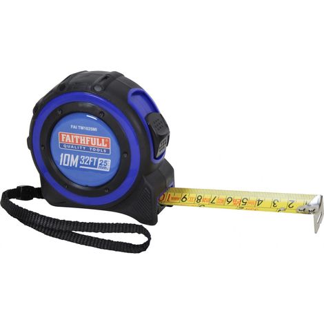 Mètre ruban Faithfull Trade 10 m / 33 pi Multicolore
