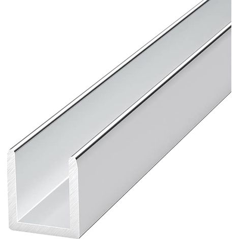 Profilé inférieur de porte douche en U profond 39,5 po long