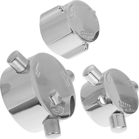3 Pièces Poignée de Robinet Commande à Trois (1/5)