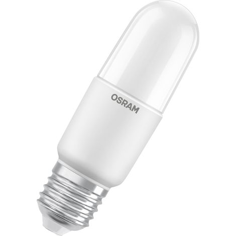Lampe OSRAM LED Classic Stick 8,5 W 827, blanc chaud 2 700 K, E27, mate, 806 lm, 15 000 h, pour zones résidentielles (1/4)