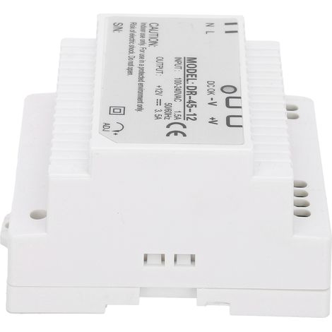 BERM Schaltnetzteil 45 W 12 V Industrie DIN-Schienenmontage, Einzelausgang DR-45-12 100–240 V AC (1/5)
