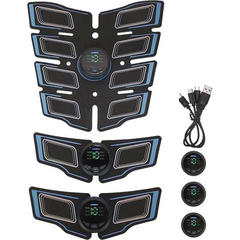 Patch de Stimulation Musculaire EMS Abdominal - Équipement de Fitness pour Bras et Jambes (1/5)