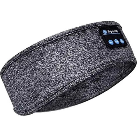 Bluetooth-Schlafkopfhörer, Sport-Stirnband, Schlafkomfort, Bluetooth V5.2, Musik, Schlaf, Training, Reisen, Grau (1/5)