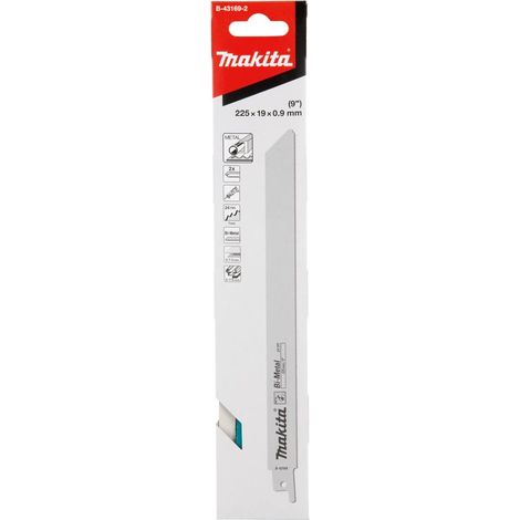 Lame de scie sauteuse Makita b-43169-2 bim 225 mm 0,9 mm
