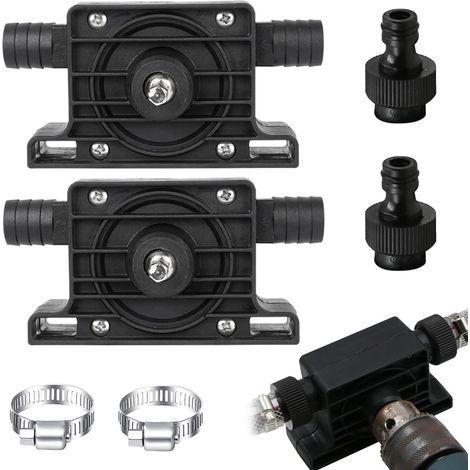 AIDUCHO 2 Pièces Pompe a Eau Electrique, Mini Pompe a Eau, Pompe a Essence Electrique, Pompes à Eau et Accessoires, Pompe a Fioul pour Pomper Rapidement de L'huile, Pomper de L'eau, Pomper du Liquide (1/5)