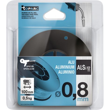 GYS Bobine plastique fil plein MIG aluminium AlSi12 - 1.20 mm - S200