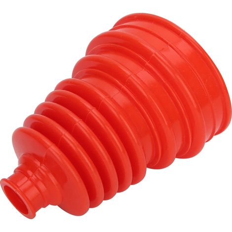 Lot de 4 Soufflets de Cardan Silicone Universels avec Colliers Ronds, Cache-Poussière pour Tête Rotule, Protection Axe de Transmission, Kit de Réparation Rouge