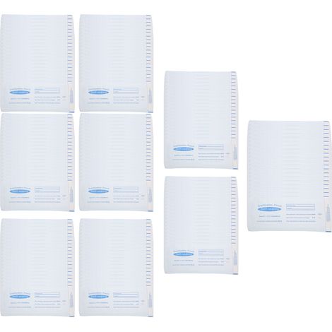 Sachet de nettoyage jetable auto-scellant pour instruments dentaires - 200 pièces par boîte, format 135 x 290 mm, pochette de stérilisation pratique pour matériel de soin. (1/5)