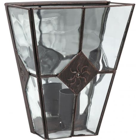 Lampada da parete Estepa in rame 1xE27 (25x20x12cm)