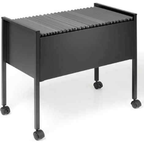 Carrello Robusto per Faldoni Sospesi A4 Nero (1/5)