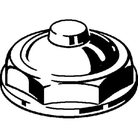 Bouchon de trop-plein G23601 avec bouchon de test en laiton G2 3/4 (1/3)