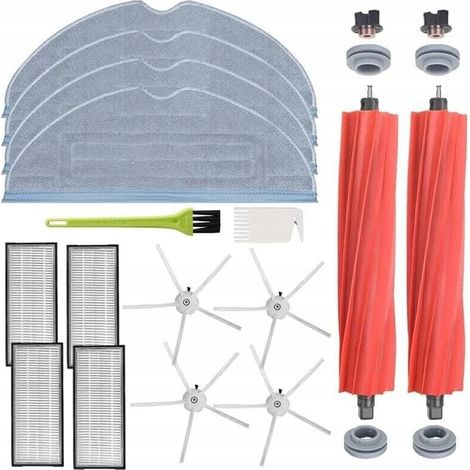 Set di Accessori 11 in 1 per Roborock S7 S7 MaxV Ultra – Compatibile con Roborock S7, S7 Plus, S7 Max, S7 MaxV, S70, S75  Spazzole, Filtri HEPA Lavabili, Mop Sonic