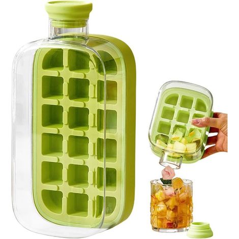 Eiswürfelflasche, multifunktionale Eiswürfelform mit 800 ml Fassungsvermögen (1/5)