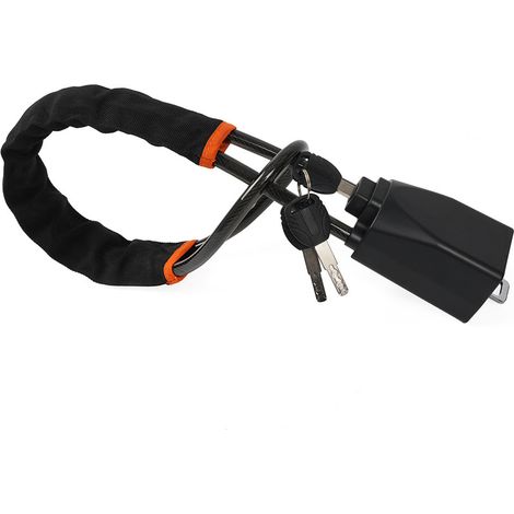 Car steering wheel lock, steering wheel anti-theft device, seat belt buckle lock, steel cable lock, steel wire rope lock, vehicle-mounted - aluminum alloy - black (1/4)