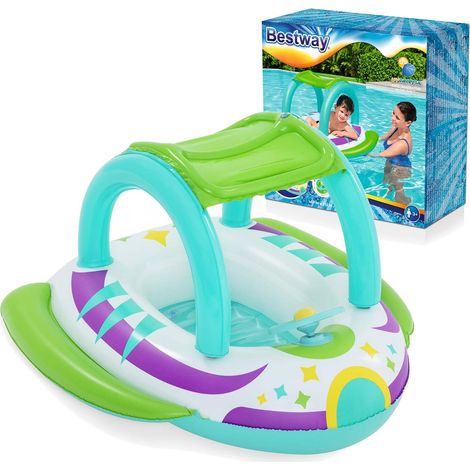 Strandbadeponton mit Dach 107 x 112 cm Bestway 34149