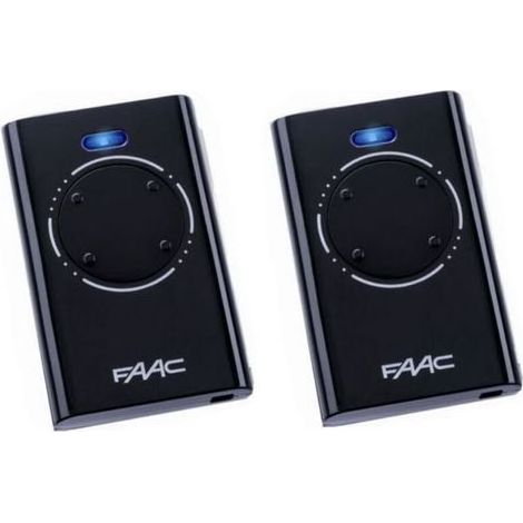 Télécommande FAAC XT4 868 SLH NOIR Pack de 2 - Noir (1/5)