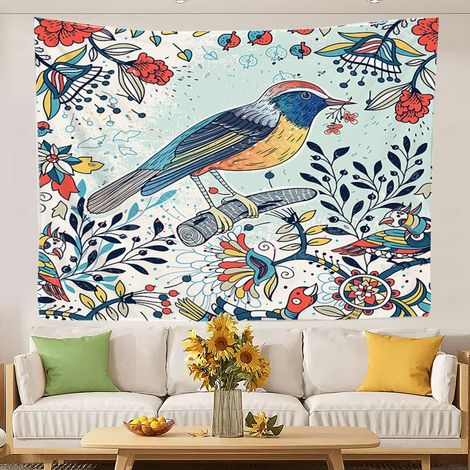 Tapisserie murale humoristique, tapisserie de luxe pour chambre à coucher, séchage rapide, idéale pour les chambres d'étudiants. 100x75cm (1/5)