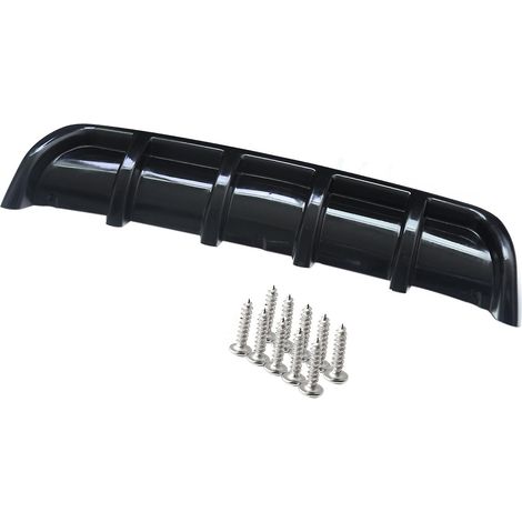 Diffuseur de pare-chocs arrière universel pour voiture, 6 ailerons style aileron de requin, spoiler de pare-chocs arrière (1/5)