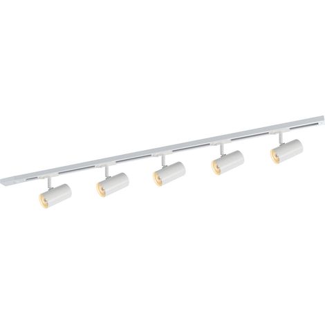 Italux Marvi Barre de plafonnier moderne à 5 ampoules, GU10