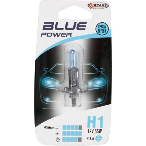 START H1 Blue Power Lampadina Alogena per luci auto 12V 55W P14 5s Originale (1/3)