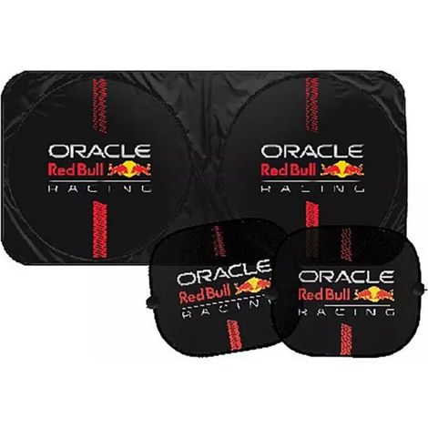 set parasole e tendine redbull "powerbar"  nero e rosso (1/2)