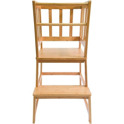 Tour d'observation et d'apprentissage pour enfant en bois clair de 90 X 46 X 46 cm (1/5)