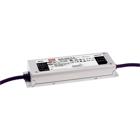 MEAN WELL XLG-240-H-AB Driver per LED Potenza costante 239.6 W 2200 - 6660 mA 27 - 56 V/DC Funzione dimmer 3 in 1, adat