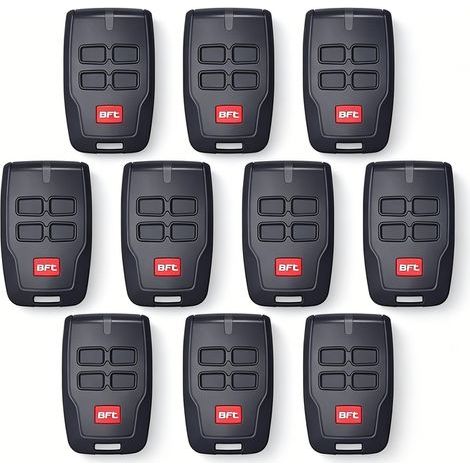 Télécommandes de portail BFT MITTO B RCB4, lot de 10