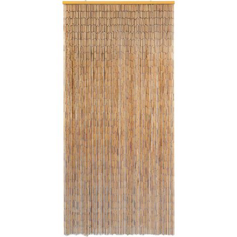 Rideau de porte contre insectes Bambou 100 x 220 cm (1/4)