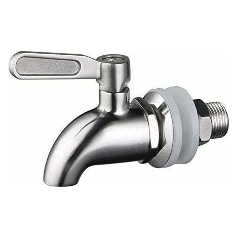 MAGIC 304 Stainless Steel Polished Finished Product, Replacement Beverage Dispenser Mouthpiece, Also Fits Berkey Gravity Filter Systems (1/5)