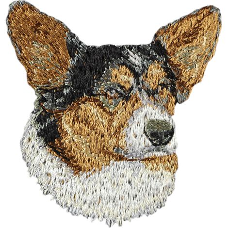 Cardigan Welsh Corgi - toppa a forma di cane, toppa ricamata, decorazione unica per zaino di Art-Dog (1/3)