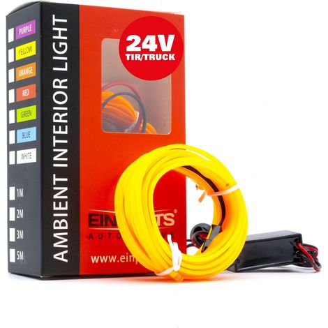 Luce ambientale a LED per auto 24 V ambra 3 metri (1/4)