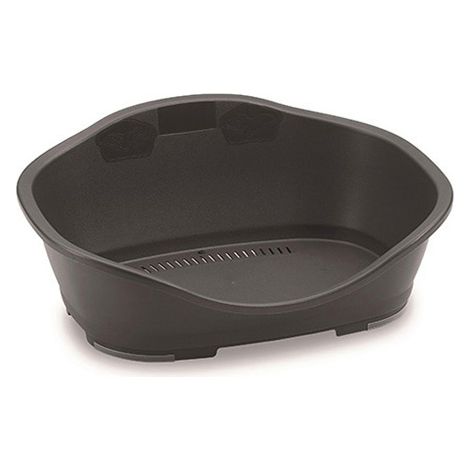 Lettino cuccia per cani gatti da interno in Plastica grigio scuro per animali domestici da giordino (1/4)