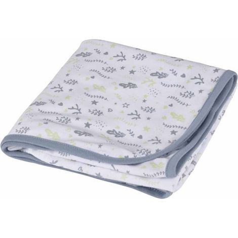Paris Prix - Couverture Bébé En Coton océan 75cm Bleu (1/2)