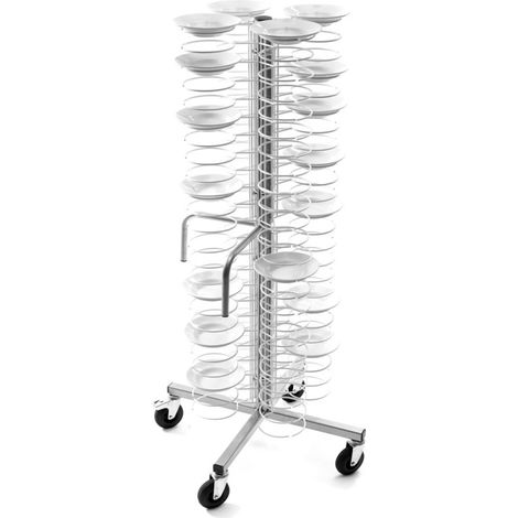 Echelle Porte-Assiettes Sur Roues, Capacité 96 Assiettes Ø 180-240 mm - Mastro