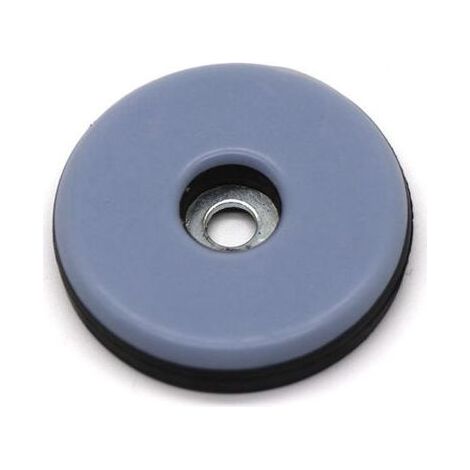 20 Teflon furniture glides with screws – Ø 19 mm (round) – PTFE (Teflon) furniture glides with screws (1/5)