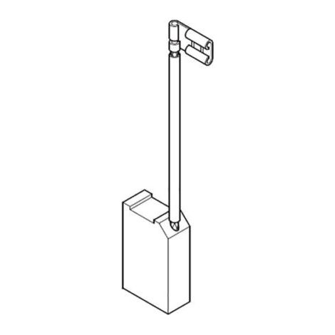COPPIA SPAZZOLE SPAZZOLA CARBONCINO RICAMBIO PER UTENSILI AEG MILWAUKEE 13706V 6,5X12X20 PZ.2 (13705)