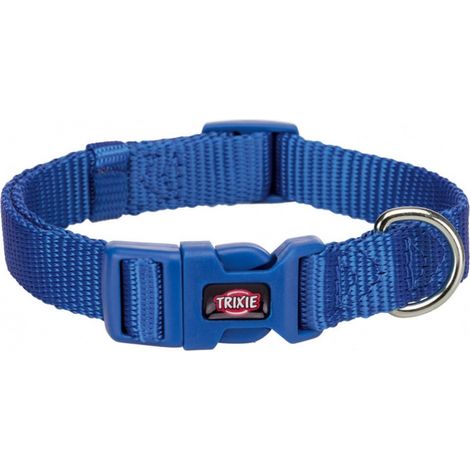 Trixie Premium Halsband blau M-L