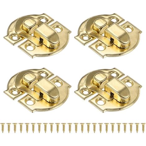 Small Toggle Latch for Box Metal Gold 4 Pcs (1/5)