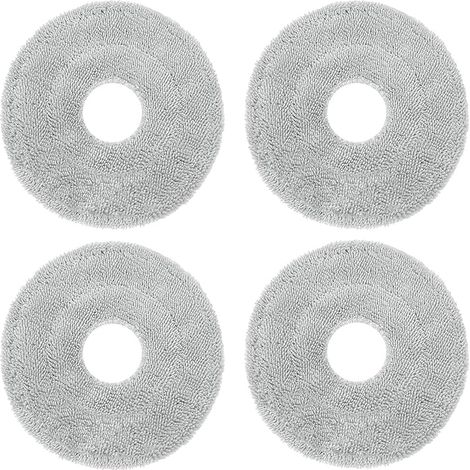 Rechange Serpillières Compatibles avec Dreame L10 Ultra/ L10S Pro/ L10S Ultra/ L10S Pro Ultra Heat/ L10 Prime/ L20 L30 L40 L50 X30 X40 X50 Ultra/Mova E30 V50 Ultra P10 P50 Pro Ultra/Xiaomi X10+ X20+ (1/5)
