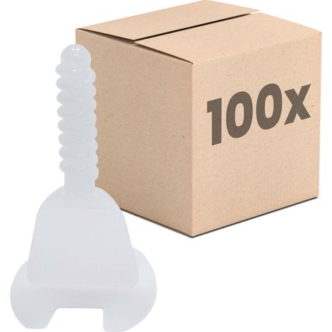 Dalsys Fliesen Nivelliersystem, Verlegehilfe Set, Fliesenleger Werkzeug, ergonomisch - 1mm 100 Laschen