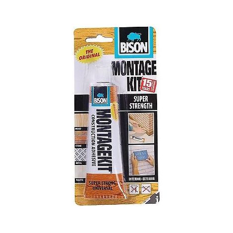 La colle Bison 1506015 Montage Kit 125 g